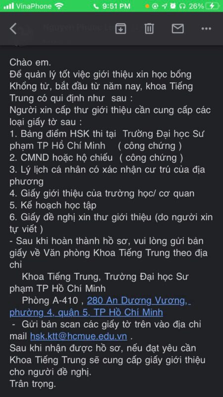 Huong Dan Xin Thu Gioi Thieu Dai Hoc Su Pham Ho Chi Minh 2024