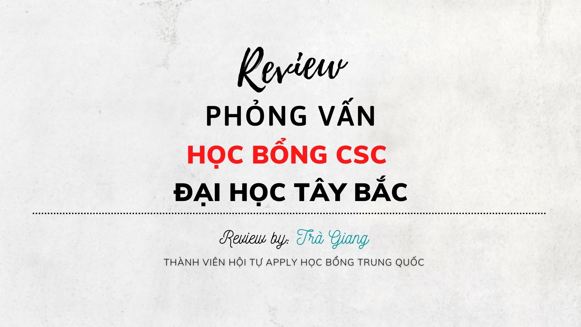 Review Phong Van Hoc Bong Csc Dai Hoc Tay Bac 2022